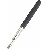 Retractable Pointer Stick for Teachers - Telescopic Stylus for Touchscreens, Classroom Reading &amp; Presentations, Extendable Teaching Tool, Essential School Supplies- Extends 39.4'' (Black)