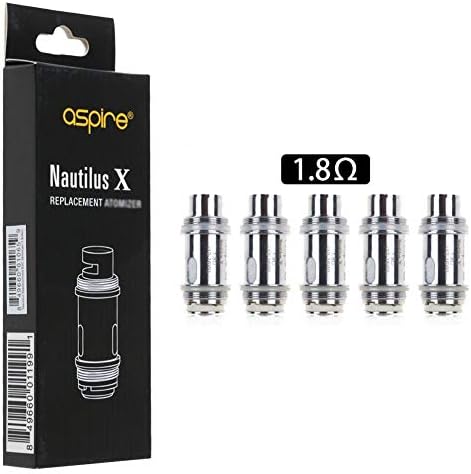 Diau Charn 5pcs Replacement Coils Head Aspire Nautilus X, Nautilus Mini, C-l-e-i-t-o 120