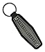 Harley-Davidson Hexagon H-D Keychain, Antiqued Tin w/ Leather Background KY09506