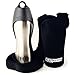 H2O4K9 Combination Baby Jet Black Neosling Twist Top Dog Water Bottle & Travel Bowl, 25 oz