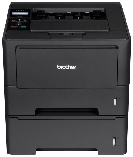 image for Brother High-Speed Monochrome Laser Printer with Wireless Networking, 