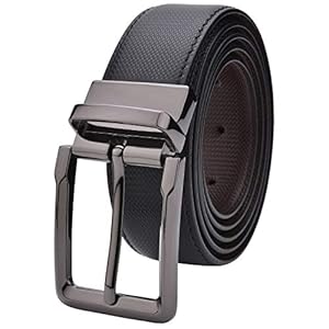 Labnoft Men’s Reversible PU Leather Belt, Free Size
