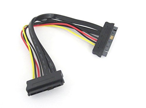 SAS 29 Pin Female to SAS 29 Pin Male Extension Cable - 12 Inch