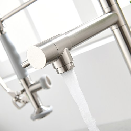 GIMILI Kitchen Faucet with Pull Down Sprayer, Single Handle High