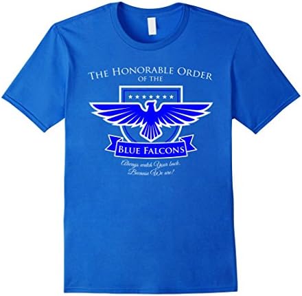 Mens The Honorable Order of the Blue Falcon T-Shirt XL Royal Blue