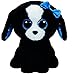 Ty Tracey Dog Plush, Black/White, Medium