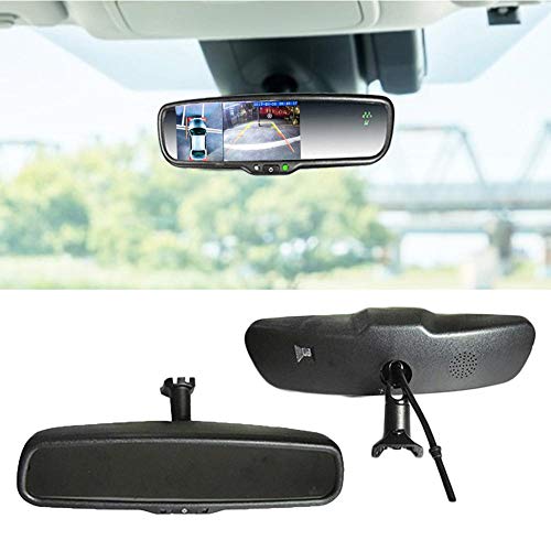 Backup Camera 4.3 Inch Car Interior Mirror Dash Cam Touch Screen 1080P Rearview Front and Rear Waterproof Reversing Camera Rearview Camera Mirror Display Universal HD Car Cameras
