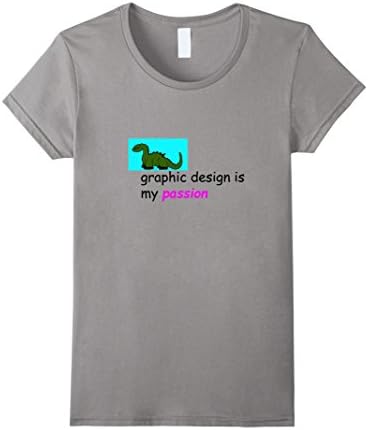 Womens Graphic Designers Only Medium Slate