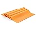 Yes4All PVC Yoga Mat / Exercise Yoga Mat for Pilates, Workout, Travel – Non Slip Yoga Mat / Yoga Floor Mat (3mm, Orange)