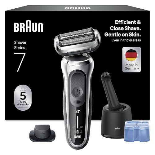 Braun Rasierer Herren Elektrisch Series 7, 71-S7200cc, Silber