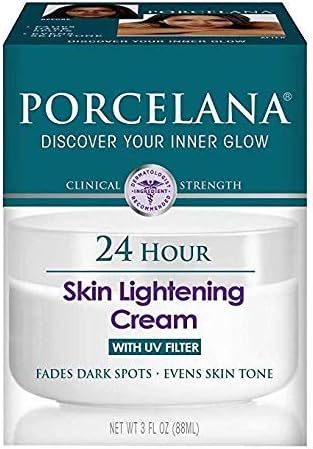 Porcelana 24 Hour Skin Lightening Cream, 3 Ounce (Pack of 3)