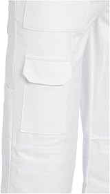 ProDec White Cotton Drill Painter's Trousers Work Pants Men Women 34 Waist 31 view 7