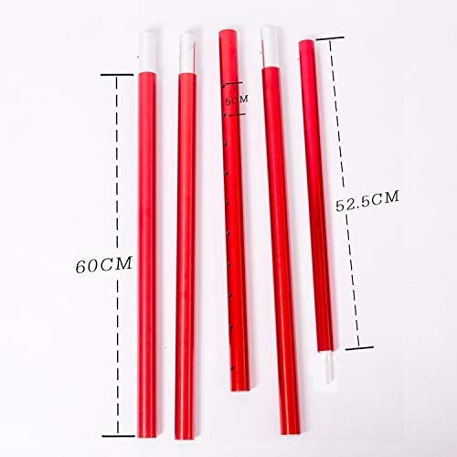 Heypshine Tarp and Tent Poles Adjustable Aluminum Alloy Outdoor Camping Tent Tarp Rod Replacement Poles Accessories for Awning Frames Sun Rain Shelter