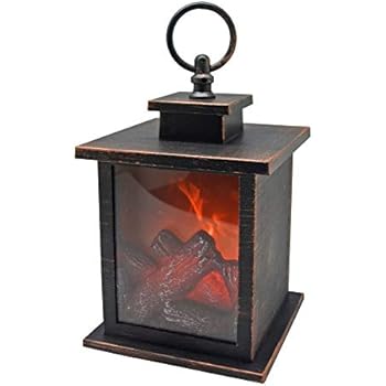 Amazon Com Yakii 7 H Fireplace Lantern With 6 Hours Timer