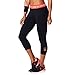 STRONG by Zumba Women's Shaping Athletic Performance Cropped Workout Leggings with Compression