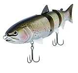 Spro SB80 BBZ1 Slow Sinking Swim Bait-Pack of 1, Rainbow Trout