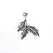 50Pcs Antique Silver Different Design leaves Charms For DIY Jewelry Making