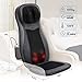 Naipo Shiatsu Neck & Back Massager with Heat, Adjustable Full Back Kneading Shiatsu or Rolling Massage Chair Massage Chair Pad for Neck and Back Hip, Relieve Muscle Pain