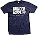 Dunder Mifflin Paper Inc T-Shirt, The Office T-Shirts, TV Show T-Shirts, Navy, Medium