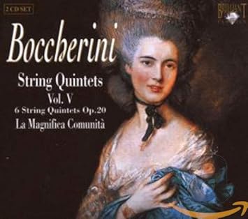 Amazon ボッケリーニ 弦楽五重奏曲集 第5集 2枚組 Boccberini String Quintets Vol 5 ボッケリーニ ラ マニフィカ コムニタ Enrico Casazza Isabela Longo Vln 室内楽 器楽曲 音楽