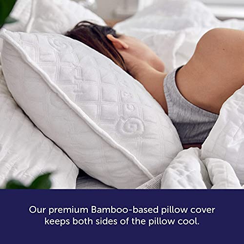 Gravity Blanket Memory Foam Pillow, Made from Cotton Hybrid, QueenSized Pillow 30” x 20