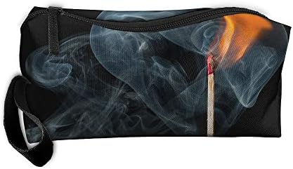 Makeup Bag/Travel Cosmetic Bags/Brush Pouch Toiletry Kit Fashion Women Jewelry Organizer With Zipper Electronics Accessories Carry Case Pencil Holder Portable Cube Purse
