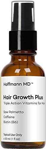 Men's Beard Growth Serum by Hoffmann MD - Grow More Facial Hair and a Thicker Beard Naturally (1 Ounce / 1 Month Supply)