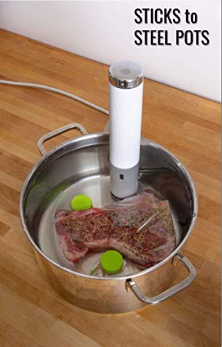 Kore Sous Vide Weighted Magnets Keep Food Bags Fully Submerged Prevent Floating Bags Undercooked Food Risks Heavier Better Than Regular Magnets Clips Racks And Other Sous Vide Accessories Pricepulse