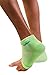 KidSole RX Gel Sports Sock for Kids with Heel Sensitivity from Severs Disease, Plantar Fasciitis. US Kid's Sizes 2-7 (Neon Green)