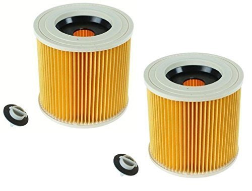 First4Spares Cartridge Filter For Karcher Wet & Dry Hoover Vacuum Cleaners (Pack of 2 Filters)