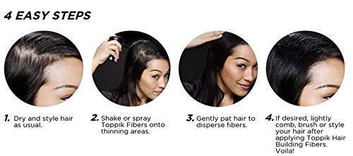 Ustar Hair building Fibers Hair Loss Concealer for Thinning Hair White 0.97oz 27.5g