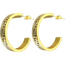 Amazon.com: Gold Earring for Womens， Luxury Fashionable Womens ...