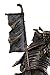 Top Collection Samurai Riding Horse with Sword in Hand Statue - Japanese Warrior in Combat Sculpture in Premium Cold Cast Bronze - 8-Inch Collectible Figurine