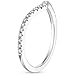 espere Pointed V Shaped Chevron 925 Sterling Silver Ring
