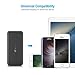 EC Technology Portable Charger 22400mAh Power Bank Ultra High Capacity 3 USB Chargring External Cell Phone Battery Pack with Auto IC and Flashlight for iPhone Android Phone Tablets