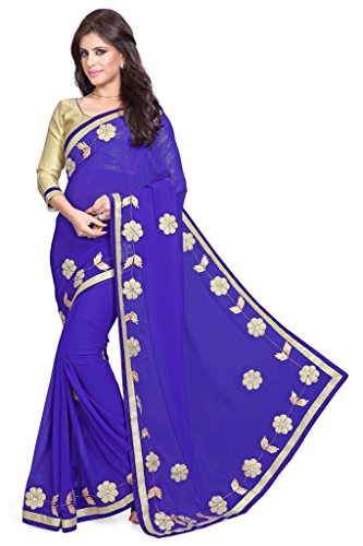 Mirchi Fashion Women's Fancy Work Party Indian Saree Unstitched Blouse Piece