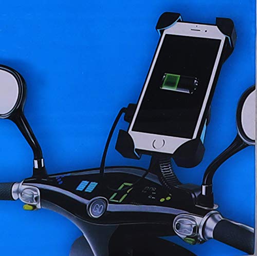 scooty with mobile charging slot