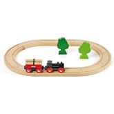 BRIO Classic - 33042 Little Forest Train Set - Premium 18-Piece Wooden Toy Train Set with Track and Accessories | Perfect for Kids Ages 3 and Up | FSC Certified for Sustainability