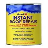 Geocel 25200 Instant Roof Repair Brushable Coating, 1 qt, Clear