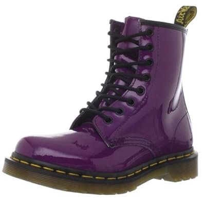 shiny purple doc martens
