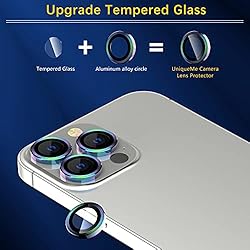 [4 Pack] UniqueMe Camera Lens Protector Compatible