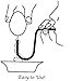 One-Hole Egg Blower Tool for Pysanky Easter Egg Decorating
