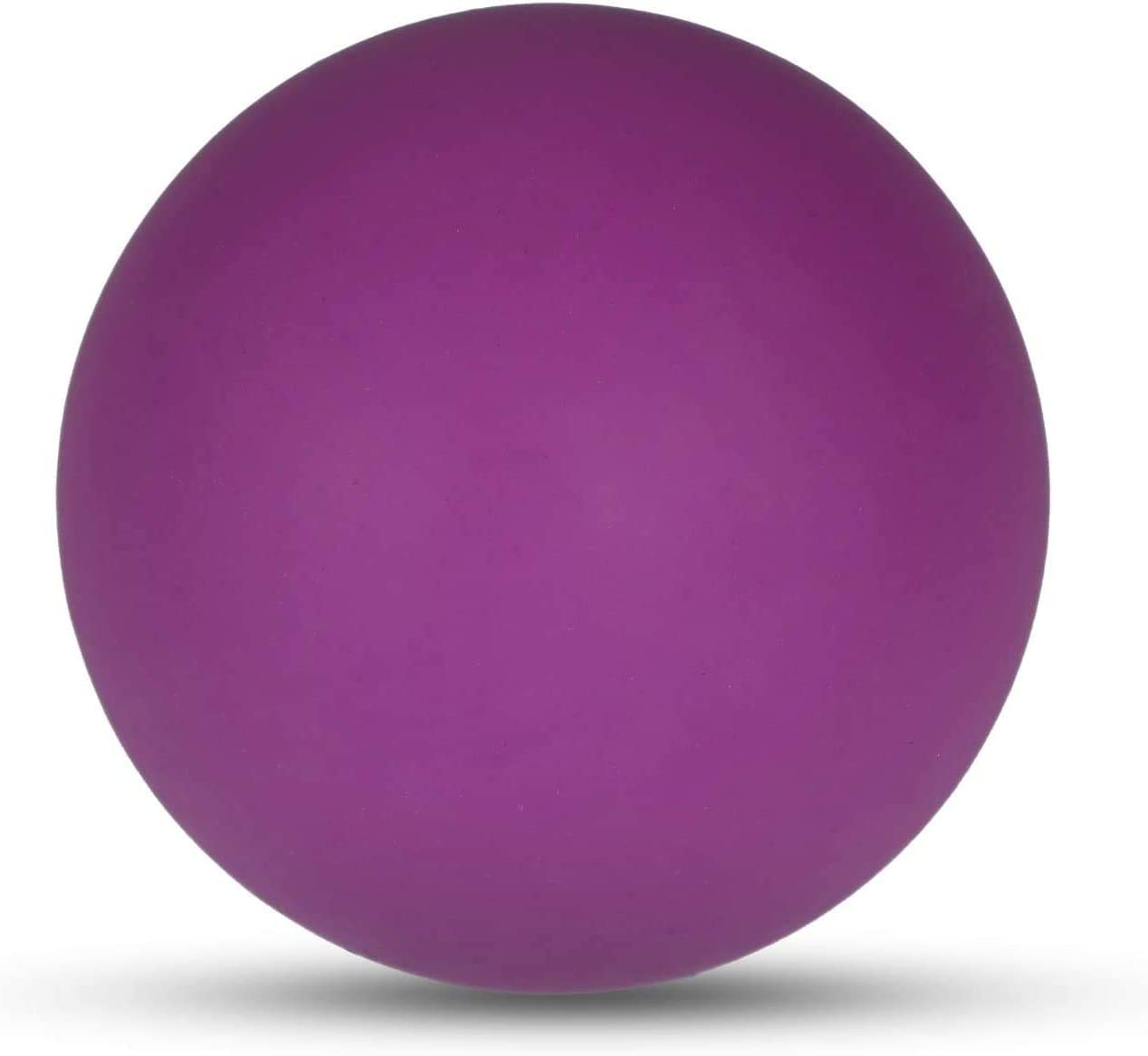 WOVTE Massage Lacrosse Ball for Myofascial Release, Foot, Back, Trigger Point Treatment Ball, Muscle Knot, Yoga(Purple)