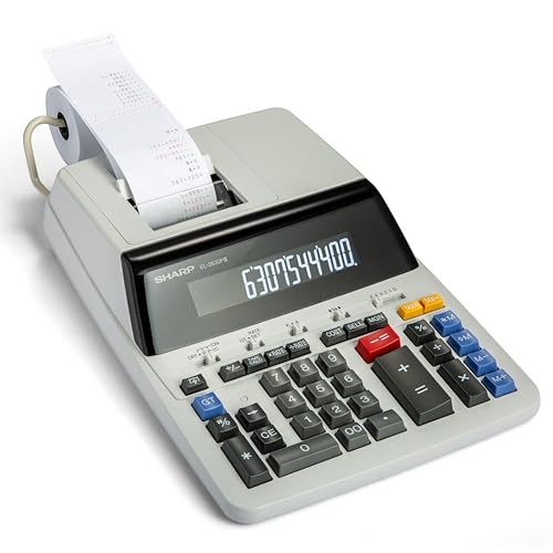 Sharp 12-Digit Printing Calculator EL-2630PIII