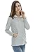 Bearsland Women's Winter Sporty Hoodie Breastfeeding Nursing Top,Gray,X-Large