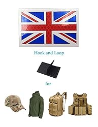 2 PCS AliPlus UK United Kingdom Flag Patches IR
