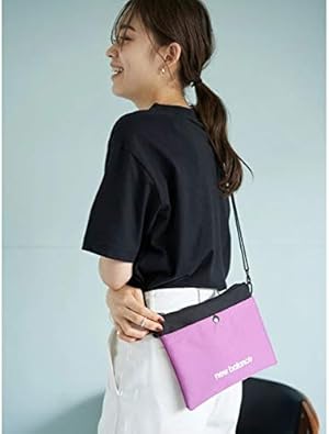 Amazon アースミュージック エコロジー Earth Music Ecology Newbalance Earth サコッシュ パープル F レディースバッグ 財布