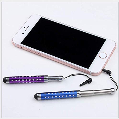 10 Pack Stylus Pen Bundle Adjustable Bling Stylus Pens Compatible All Capacitive Touchscreen Devices (Including iPad, iPhone, iPod, Android Tablets, Samsung Galaxy Tablet More)