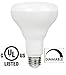 Bioluz LED BR30 LED Bulbs, Indoor Flood Lights High CRI 65W Equivalent uses 8W 2700K Warm White 650 Lumens, E26 Base Dimmable Instant On Interior Home Décor UL Listed FCC RoAS Compliant