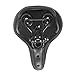 Champion Gel Bike Saddle - Dual Spring Designed Suspension Artificial Leather Bike Seat Bicycle Saddle (Black)